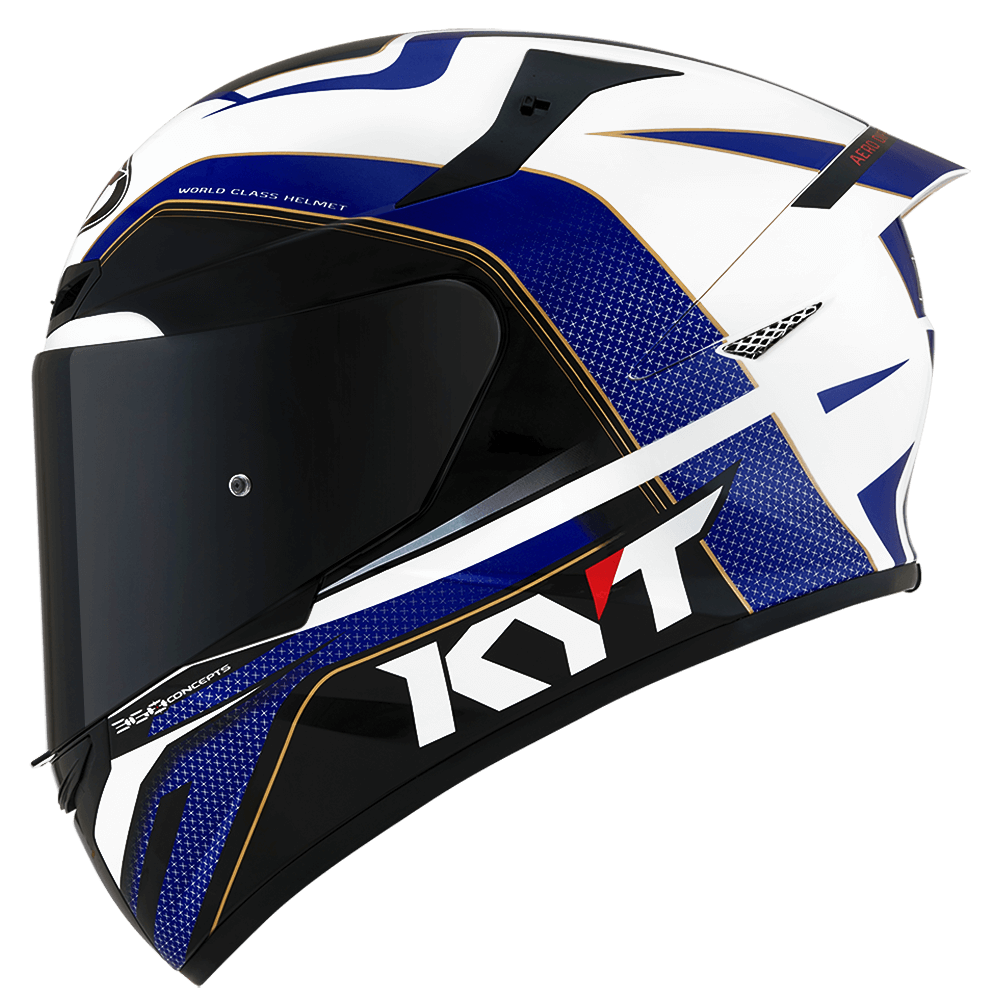 visor kyt tt course iridium blue