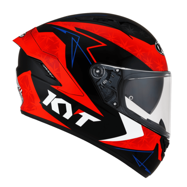 Kyt helmet best sale black and red